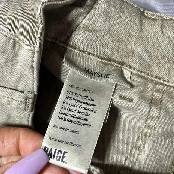 PAIGE Mayslie Straight Ankle Pants - Picture 7 of 15